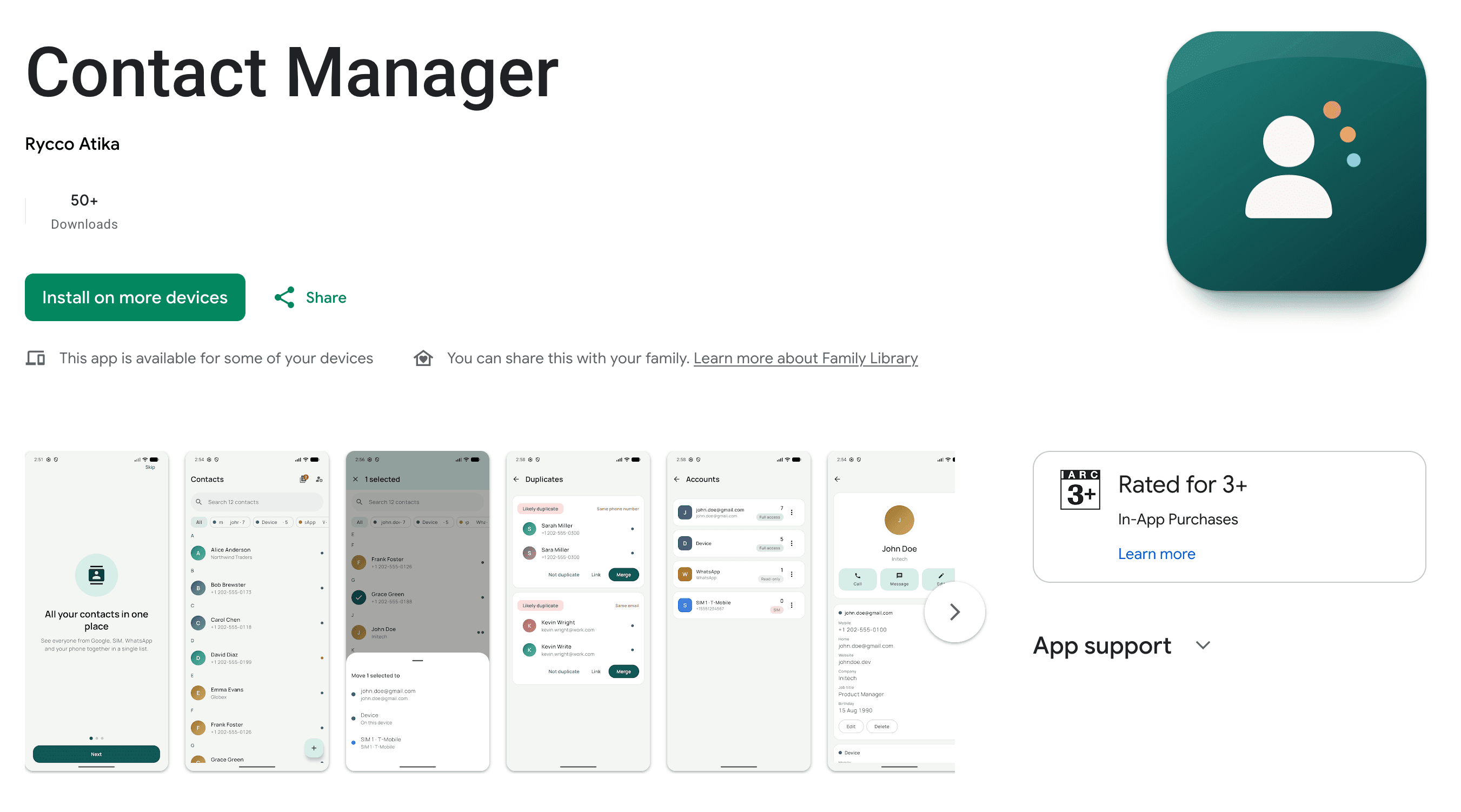 Contact Manager screenshot