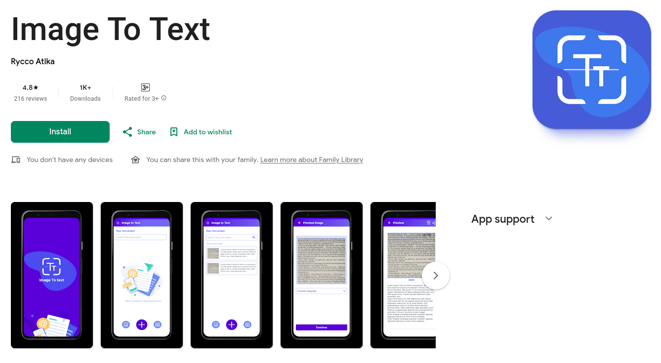 Image To Text screenshot