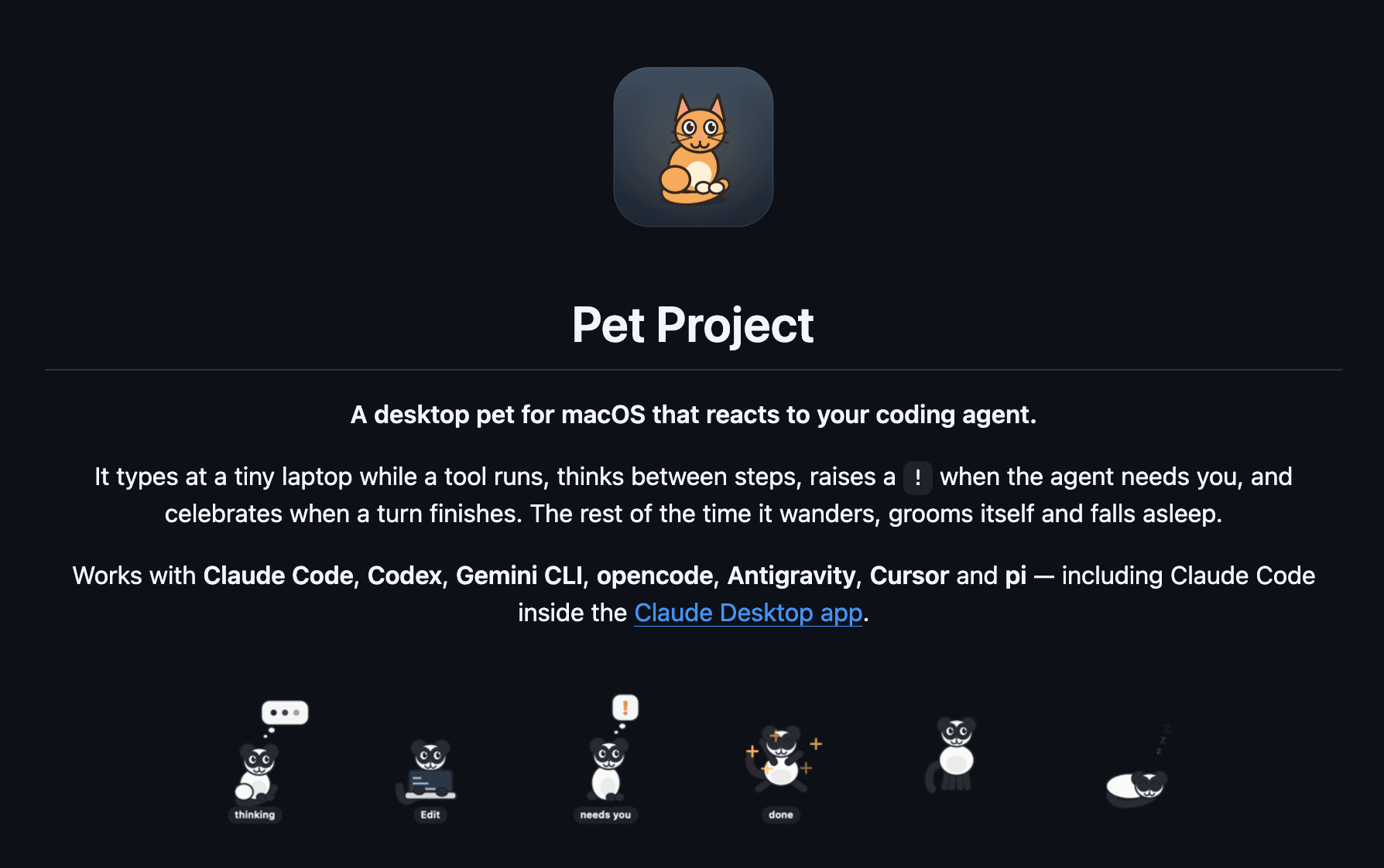 Pet Project screenshot